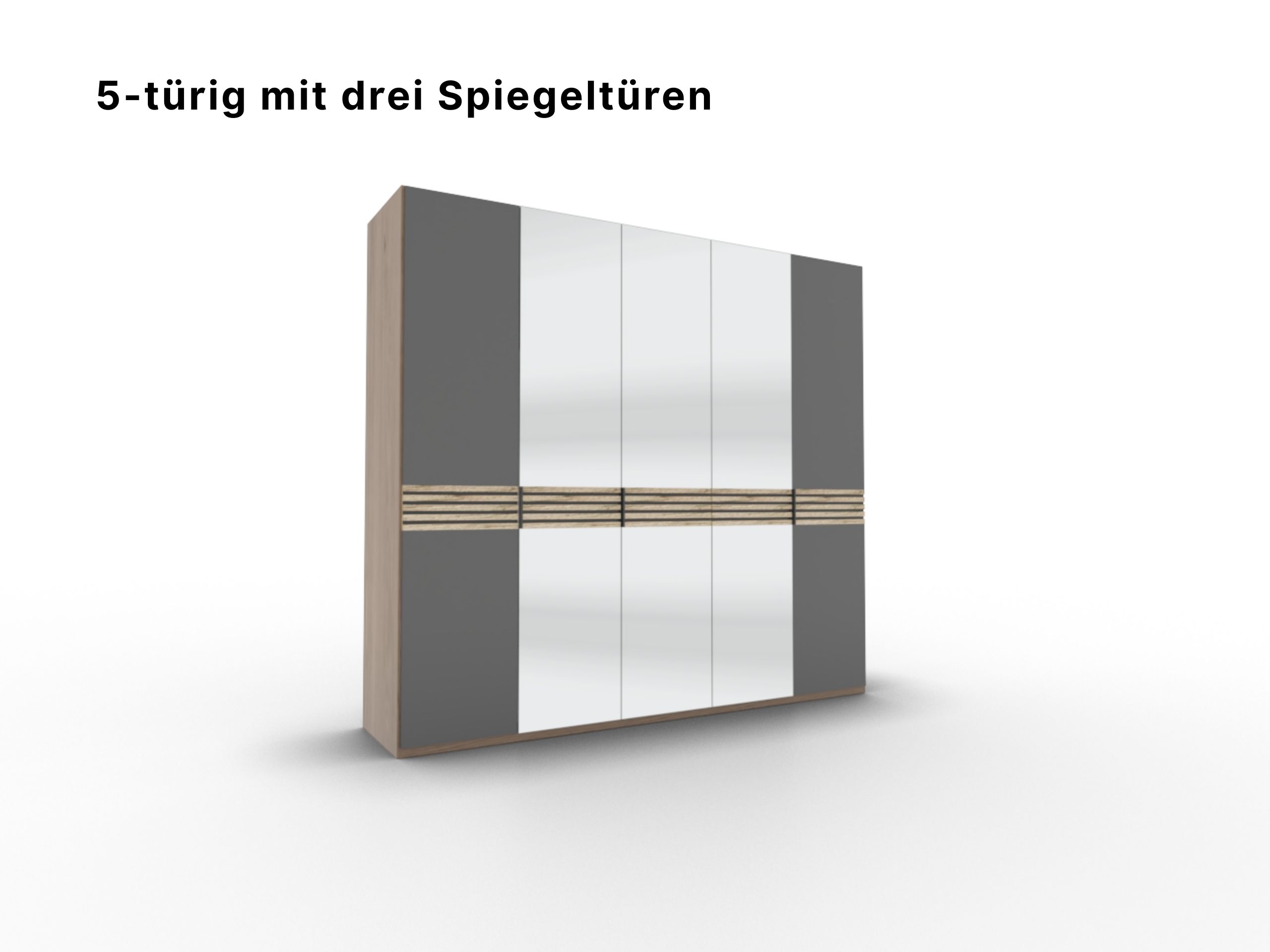 Disselkamp Cabrillo Schrankftont 3 5-tuerer Spiegel