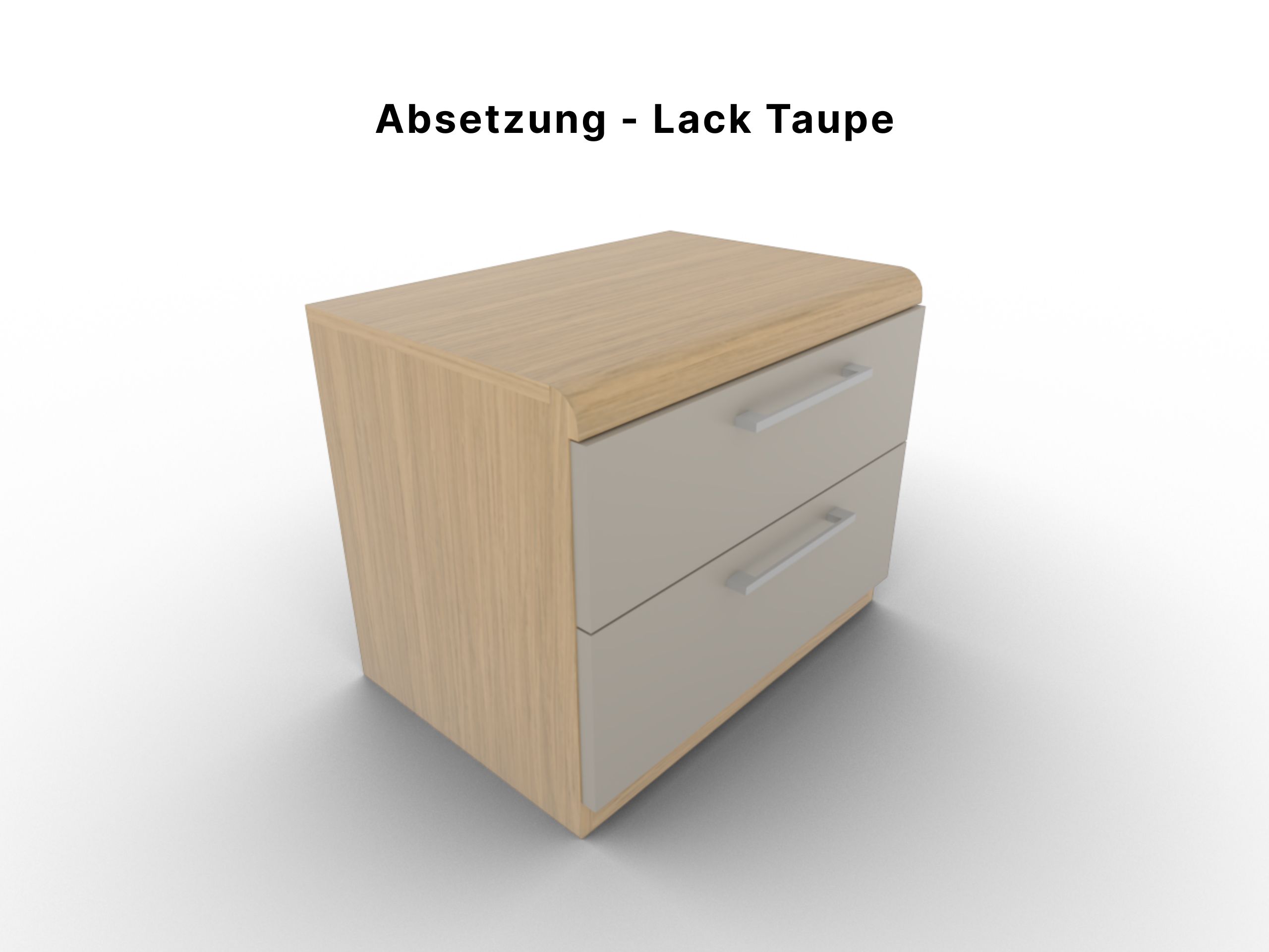 Disselkamp Comfort V Express Konsole Wildeiche _ Lack Taupe