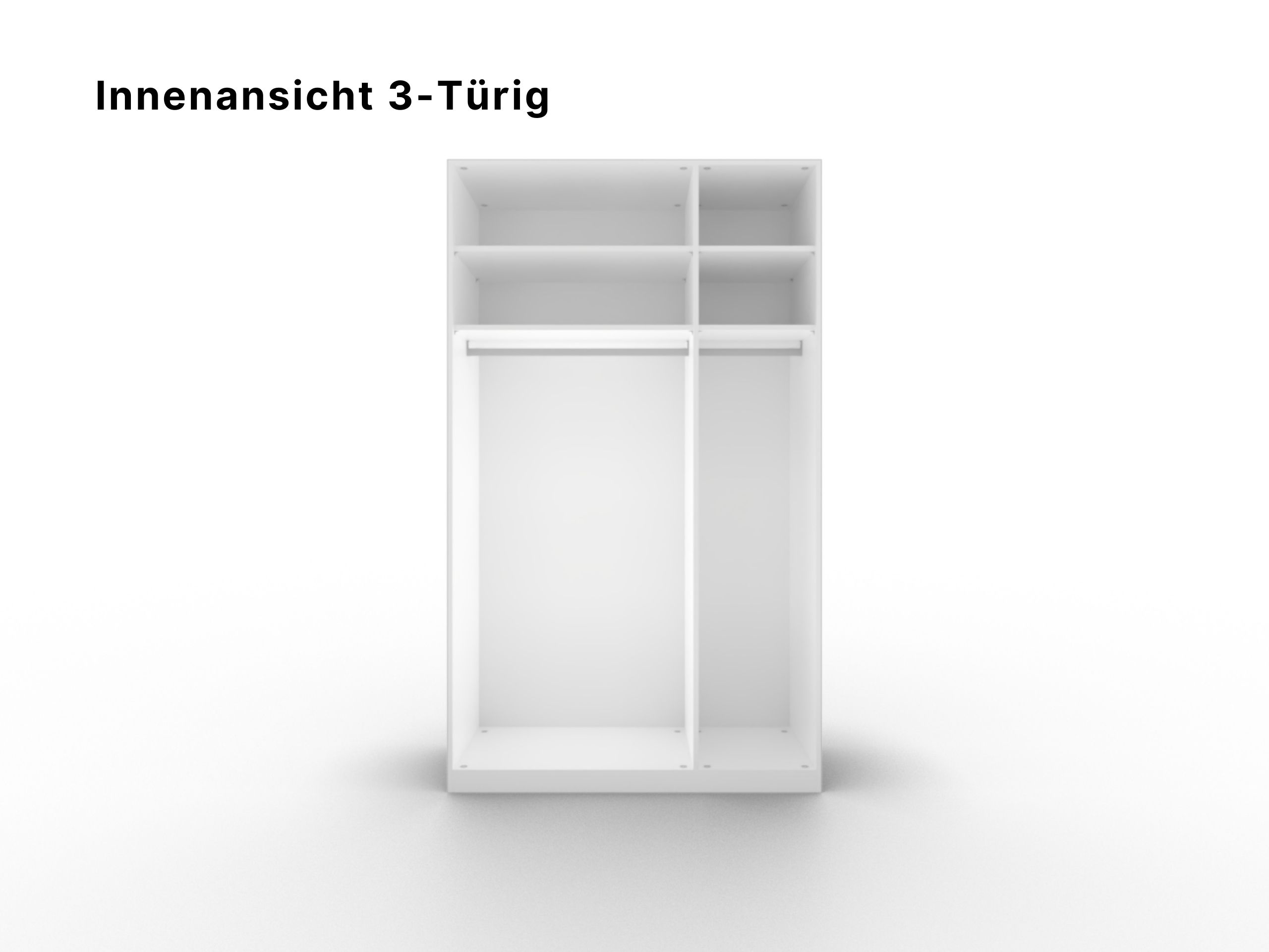 Disselkamp Comfort V Kleiderschrank Schrankfront 2  Innenansicht 3T