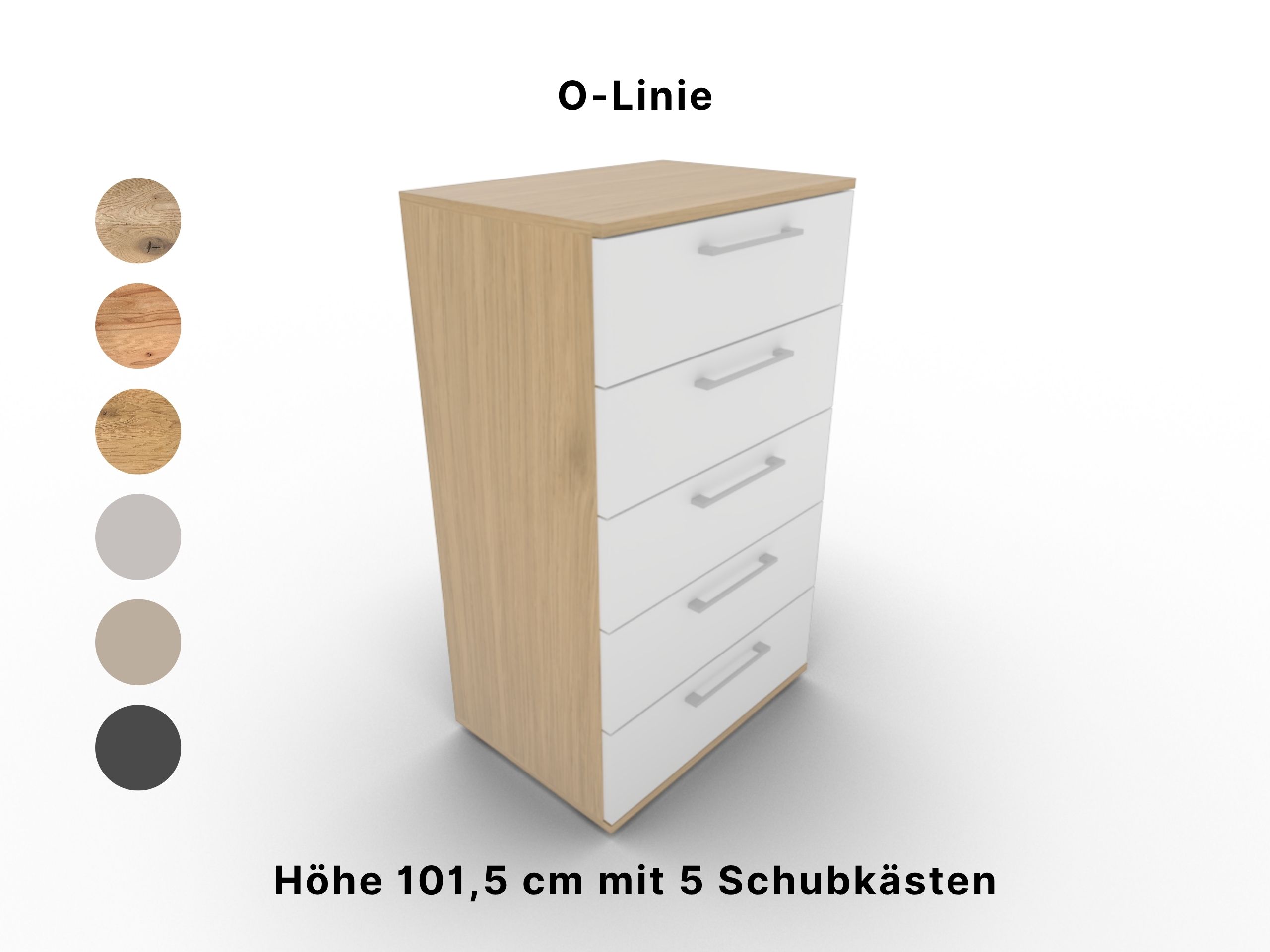 Disselkamp Kommode Schubkasten O-Linie 5SK