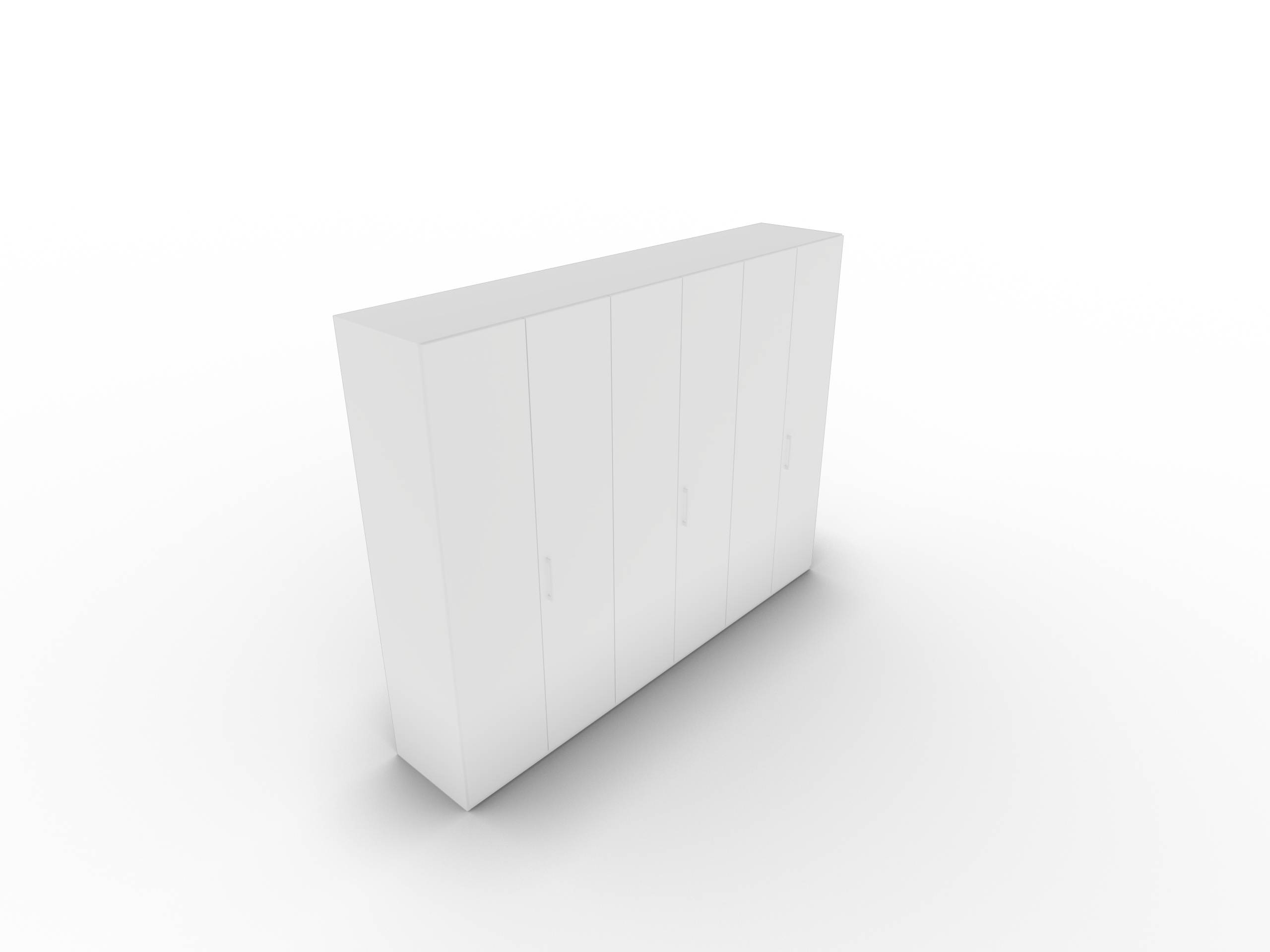 Disselkamp CD Studioline Kleiderschrank 6-trig Lack weiss