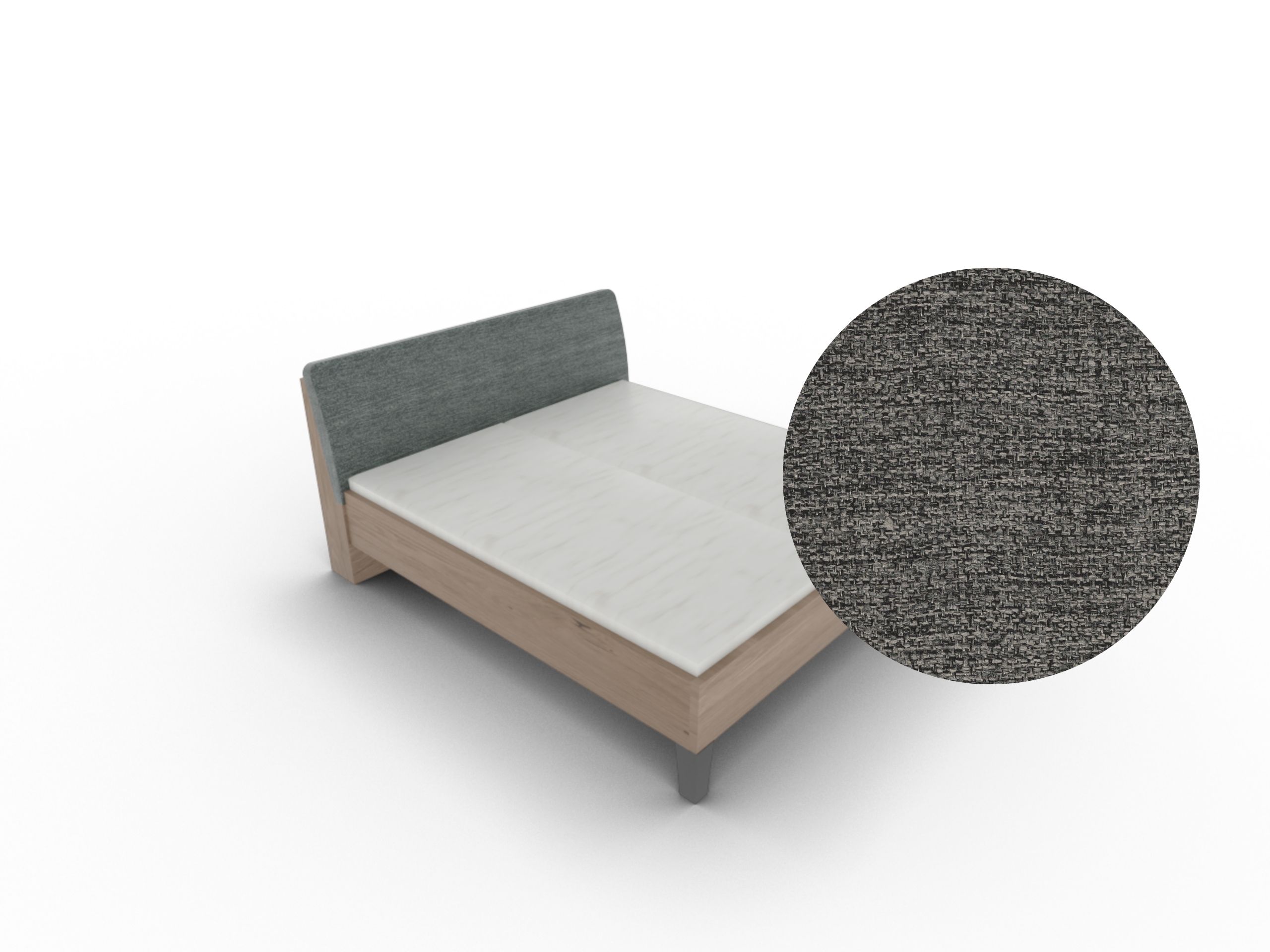 Disselkamp Callao PKT Grau Doppelbett