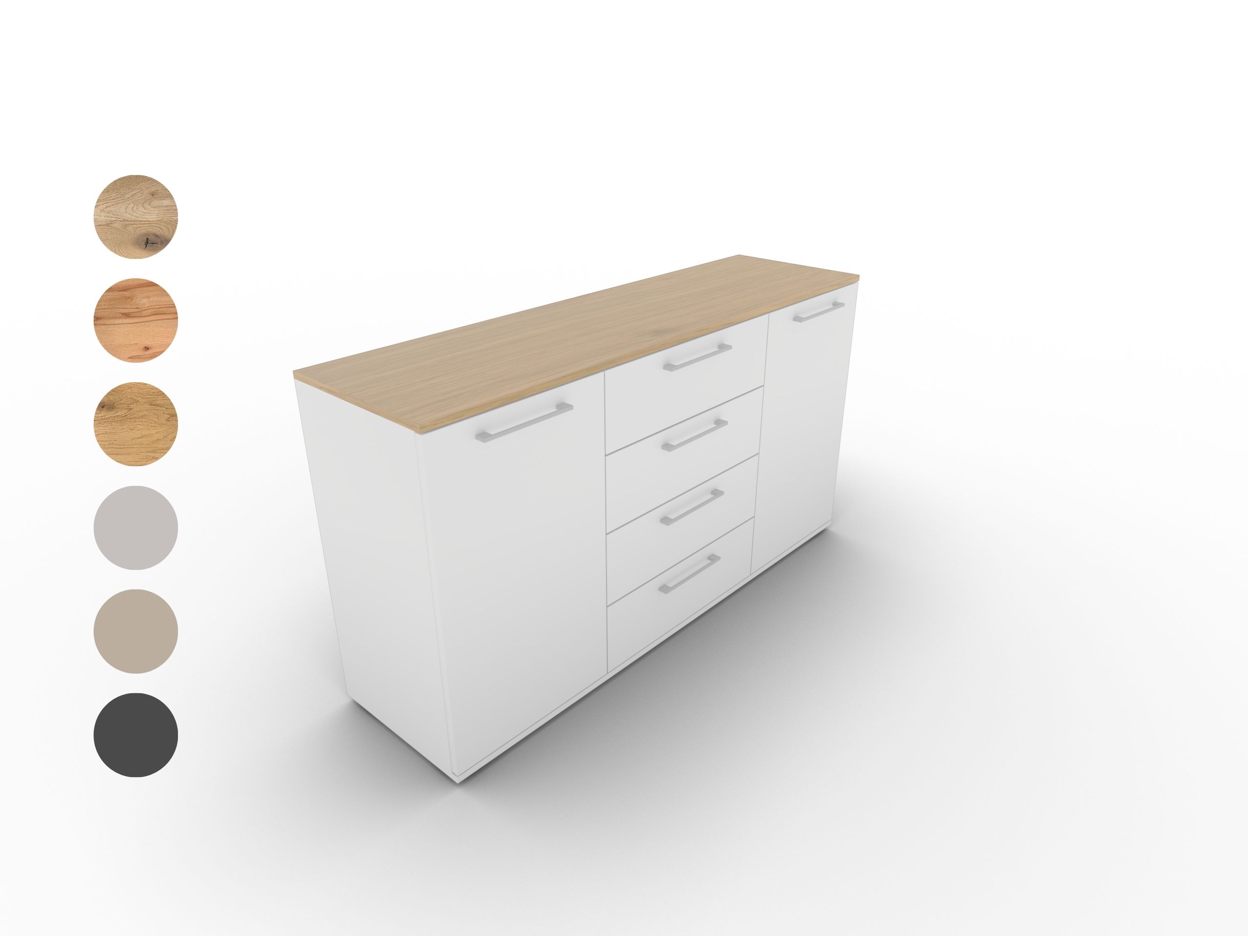 Disselkamp Superkombikommode CD Studioline U-Linie 151 cm Breite