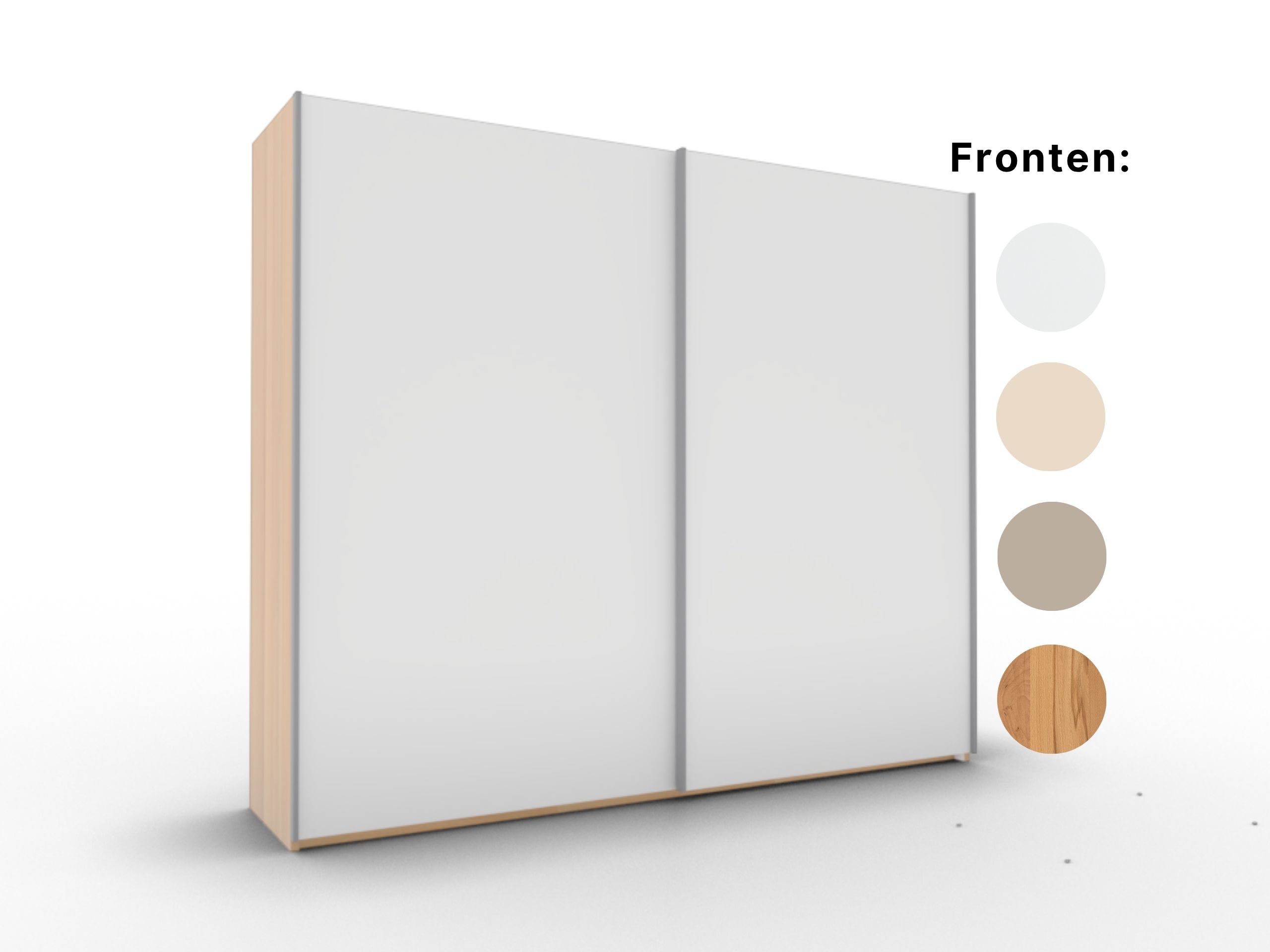 Disselkamp Comfort V Schwebeturenschrank PG 1 Kernbuche 8 x Absetzung