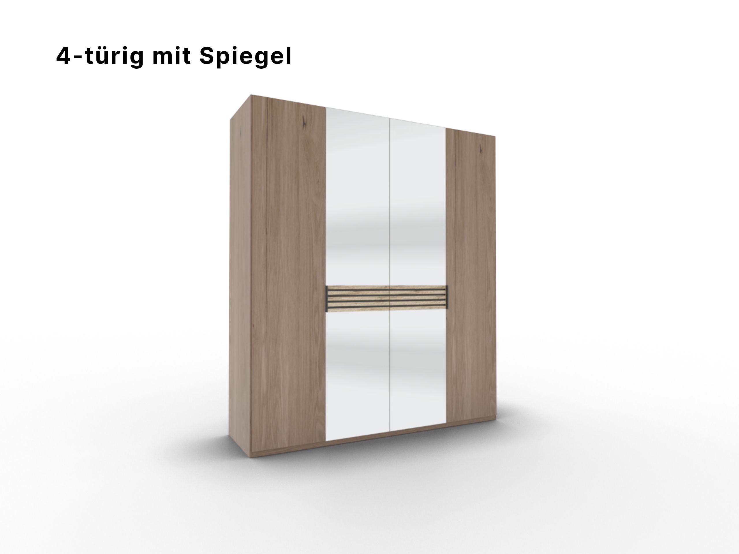 Disselkamp Cabrillo Schrankftont 1 4-tuerer Spiegel