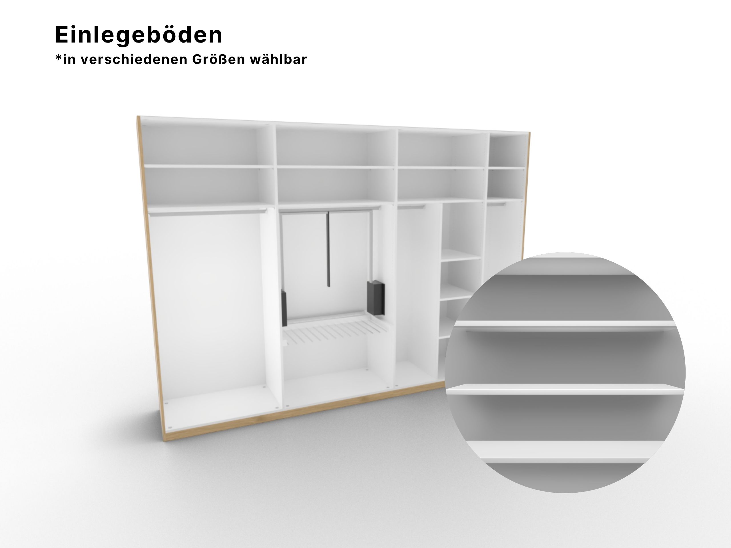 Disselkamp Comfort-V – Einlegeboden für Kleiderschrank